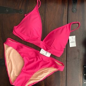 J.Crew French bikini - hot pink